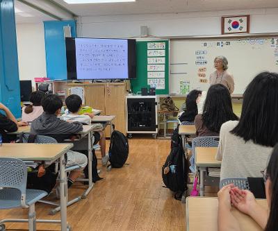 6학년 4·3문학수업 실시