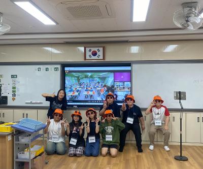 2025년 신례초, 대만 인애초등학교(RenAi Elementary school)와 국제교류 화상수업 실시
