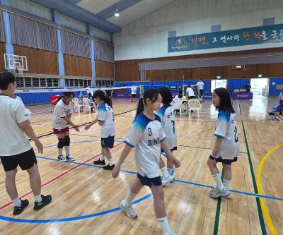 신산초등학교, 「청춘 Girl Go! 바운스발리볼 리그」 참가