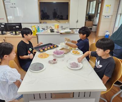 신산초 3·4학년, 추석 맞아 ‘감자빵 만들기’ 체험