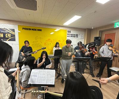 신산중X표선중 공동교육과정 음악 캠프 운영