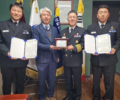 통신전자과 군 특성화 해군 정보통신학교 감사패 시상