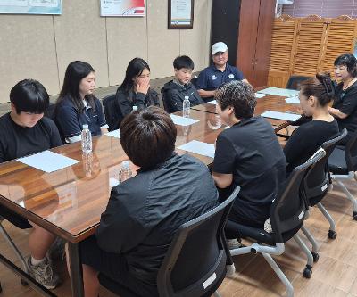 2026학년도 1학기 학교장 주재 학교운동부(유도부) 학생선수, 운동부지도자, 학부모와의 정례적 간담회 실시