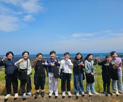 4학년 태흥 바당 '해안가 식물 탐구' 수업 
